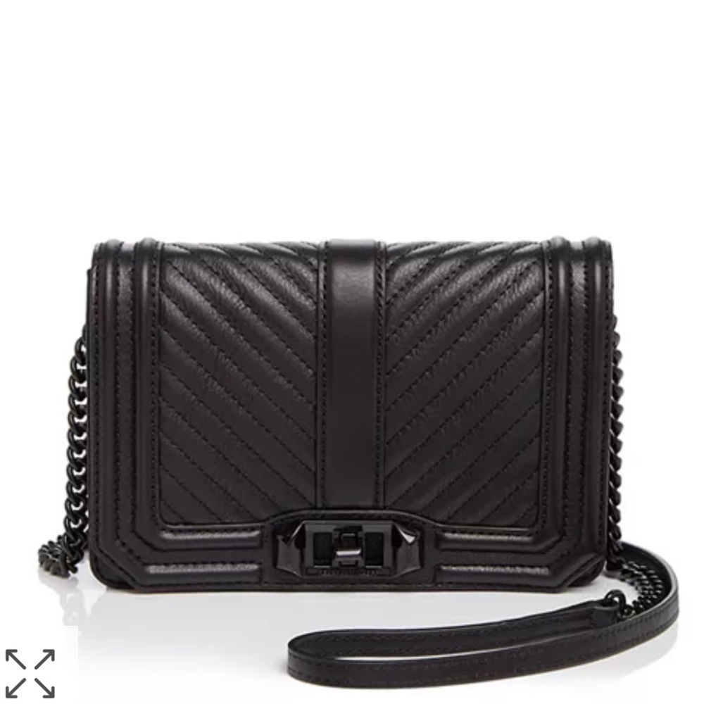 Rebecca Minkoff black crossbody leather bag